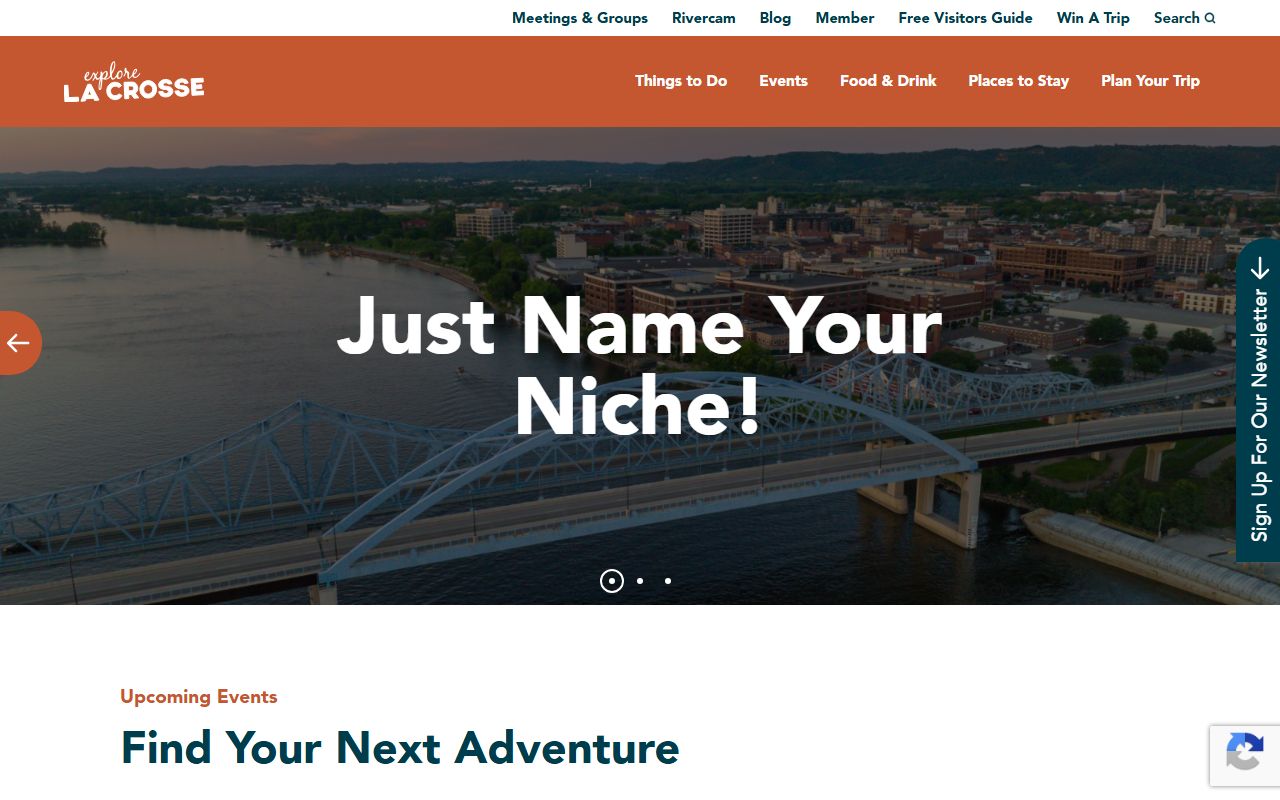 La Crosse death records city visitor context