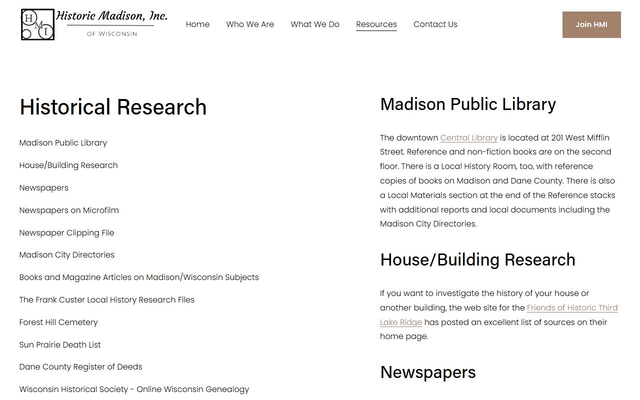 Madison death records and historical research
