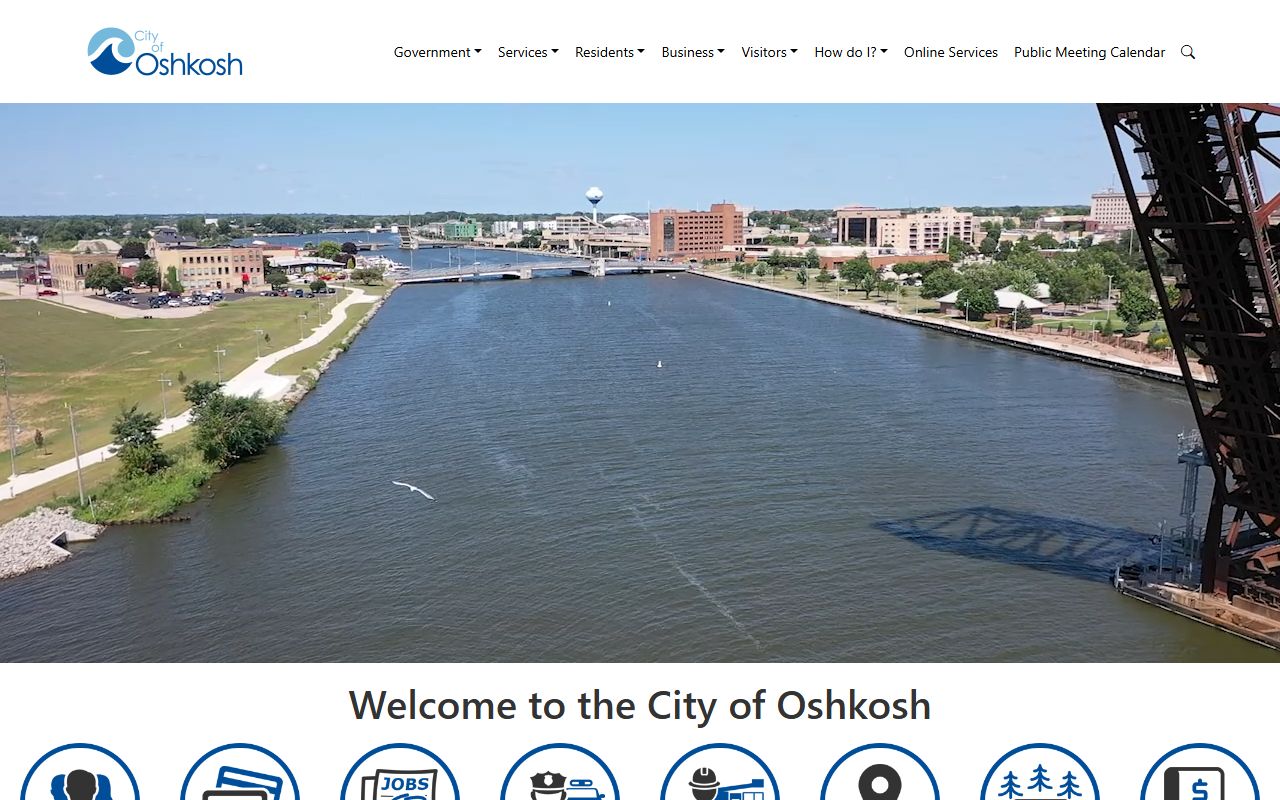 Oshkosh death records city government office