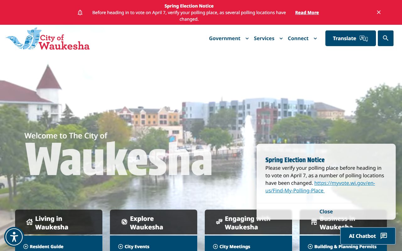 Waukesha death records city government context