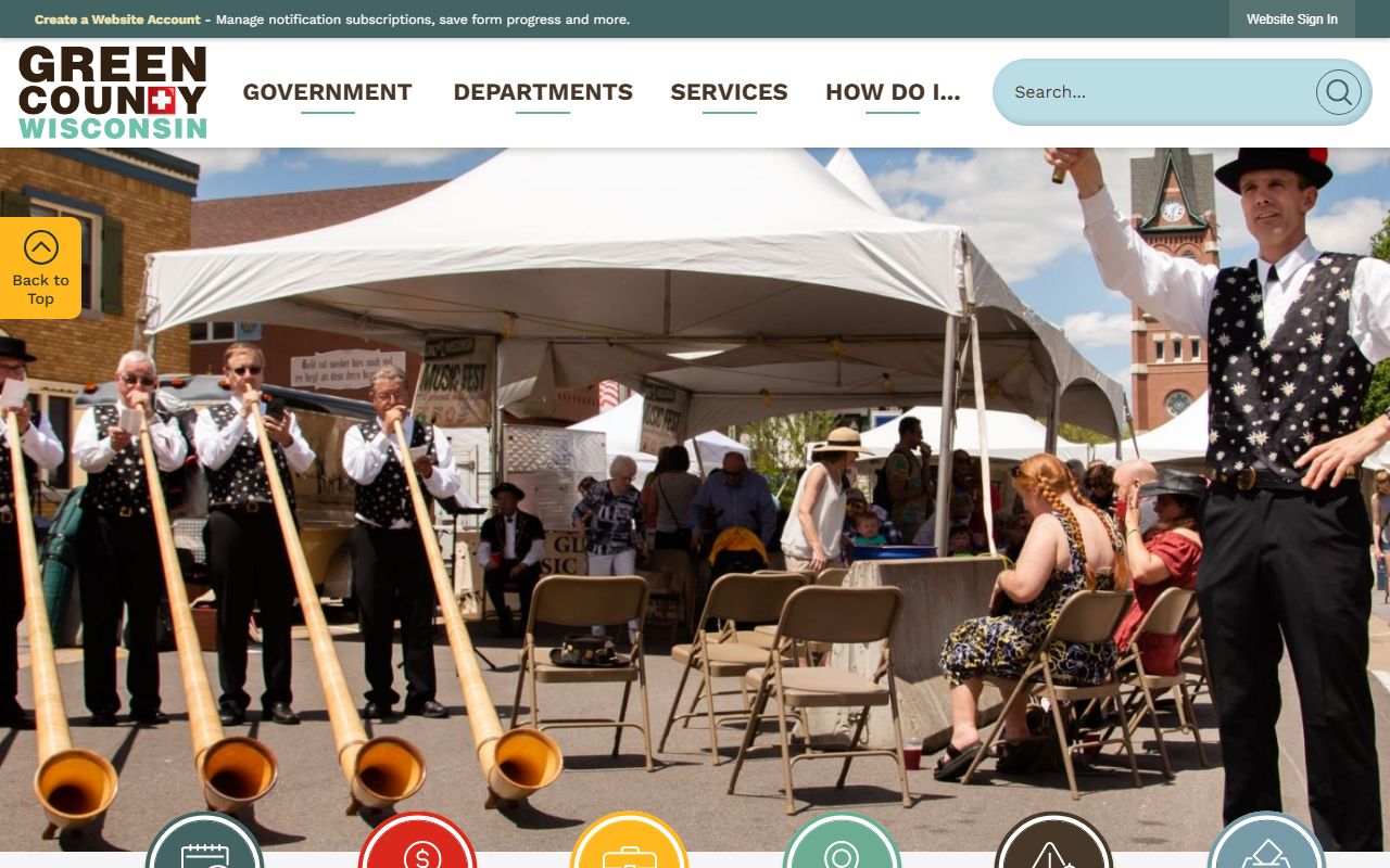 Green County death records county government website