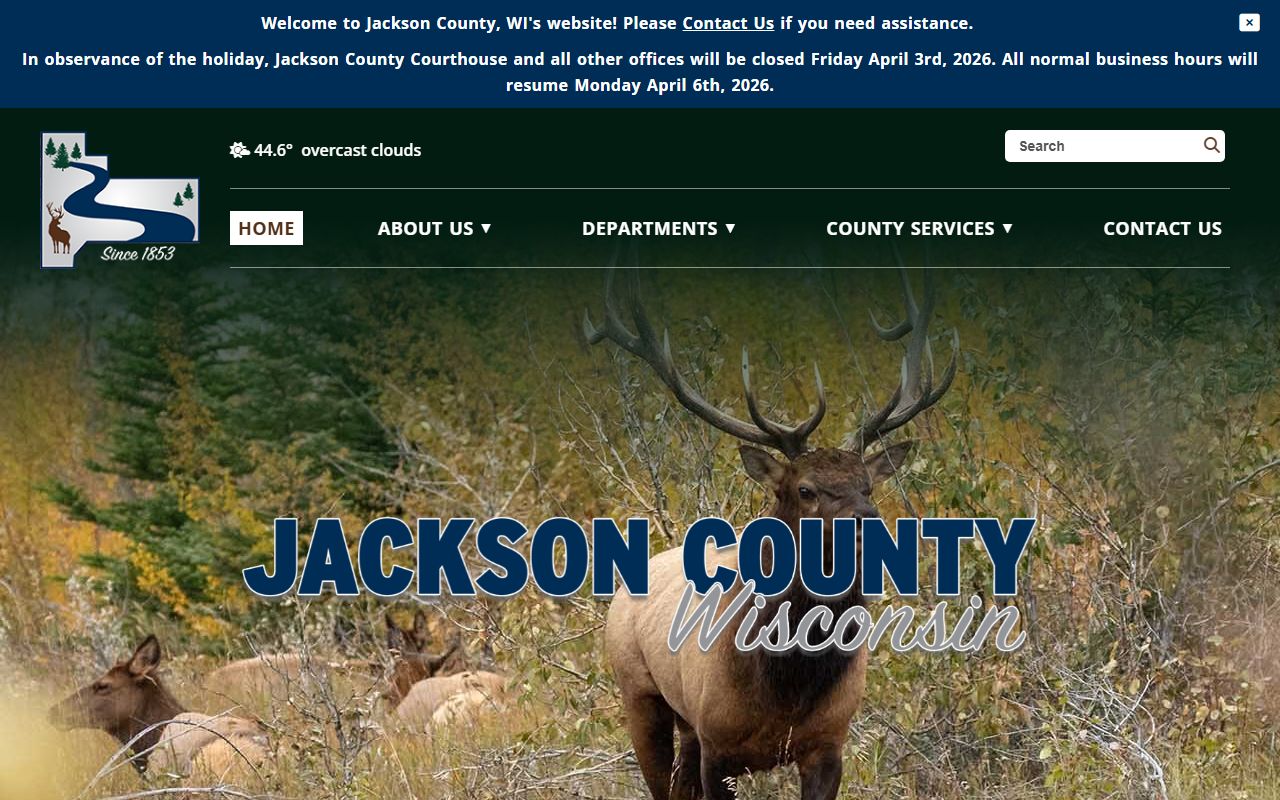 Jackson County Death Records county government website