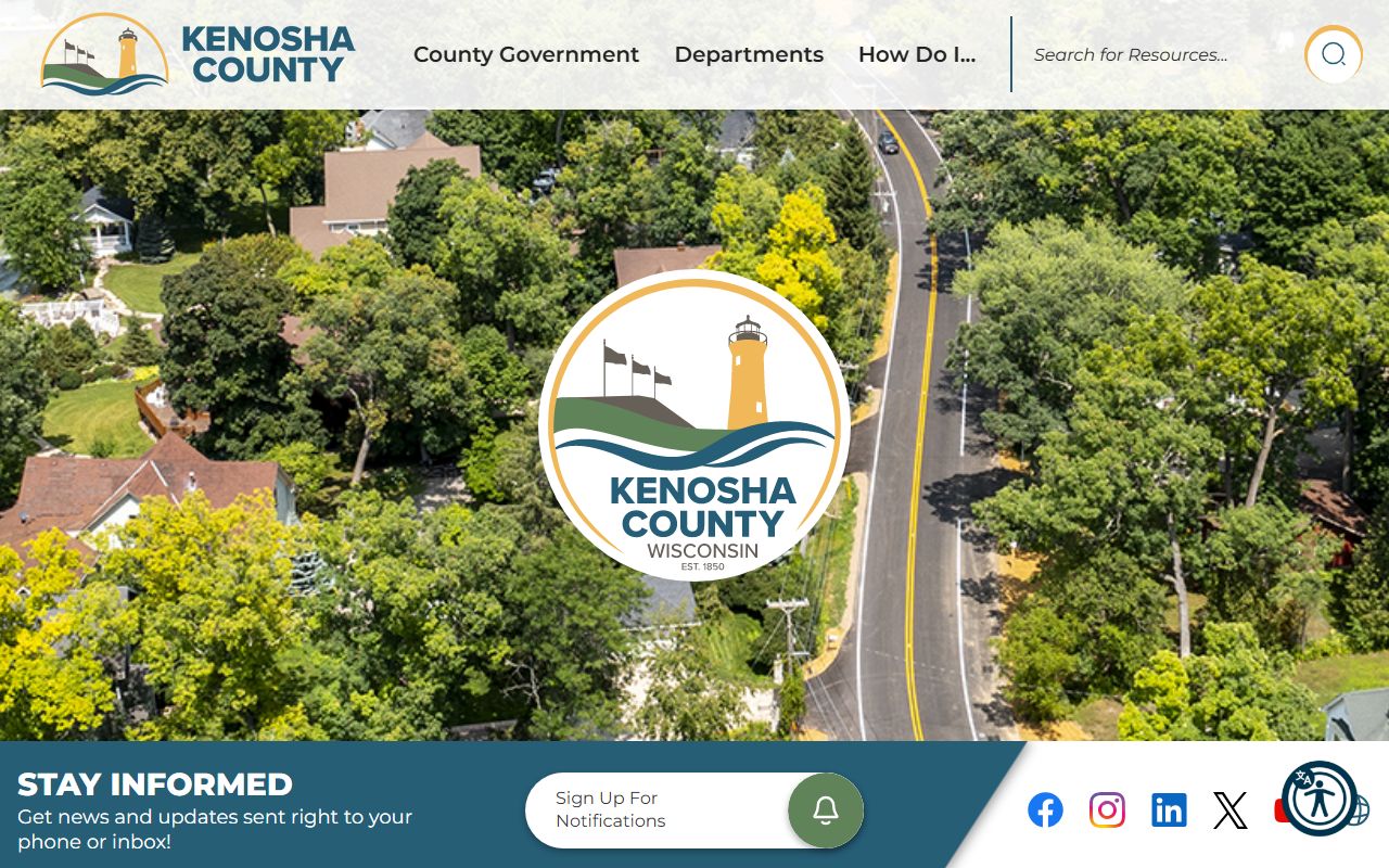 Kenosha County death records government context