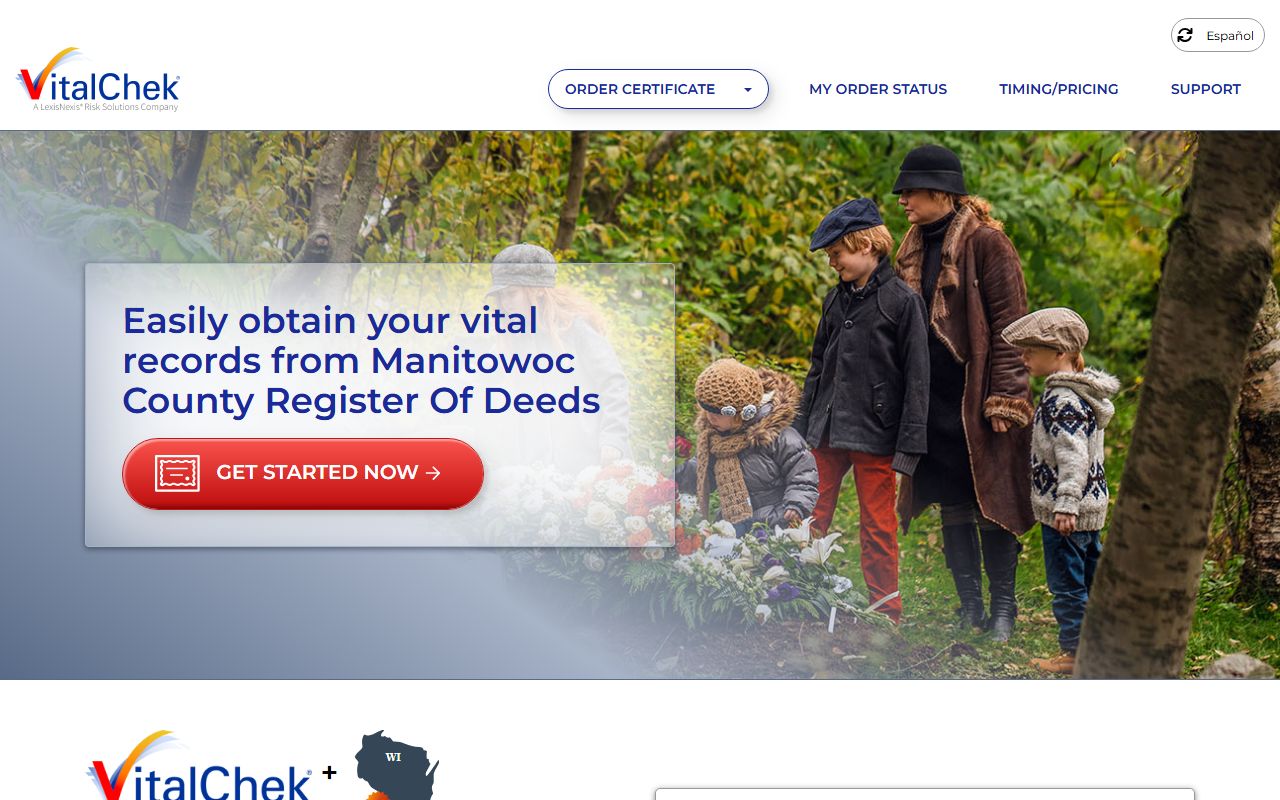 Manitowoc County death records register of deeds