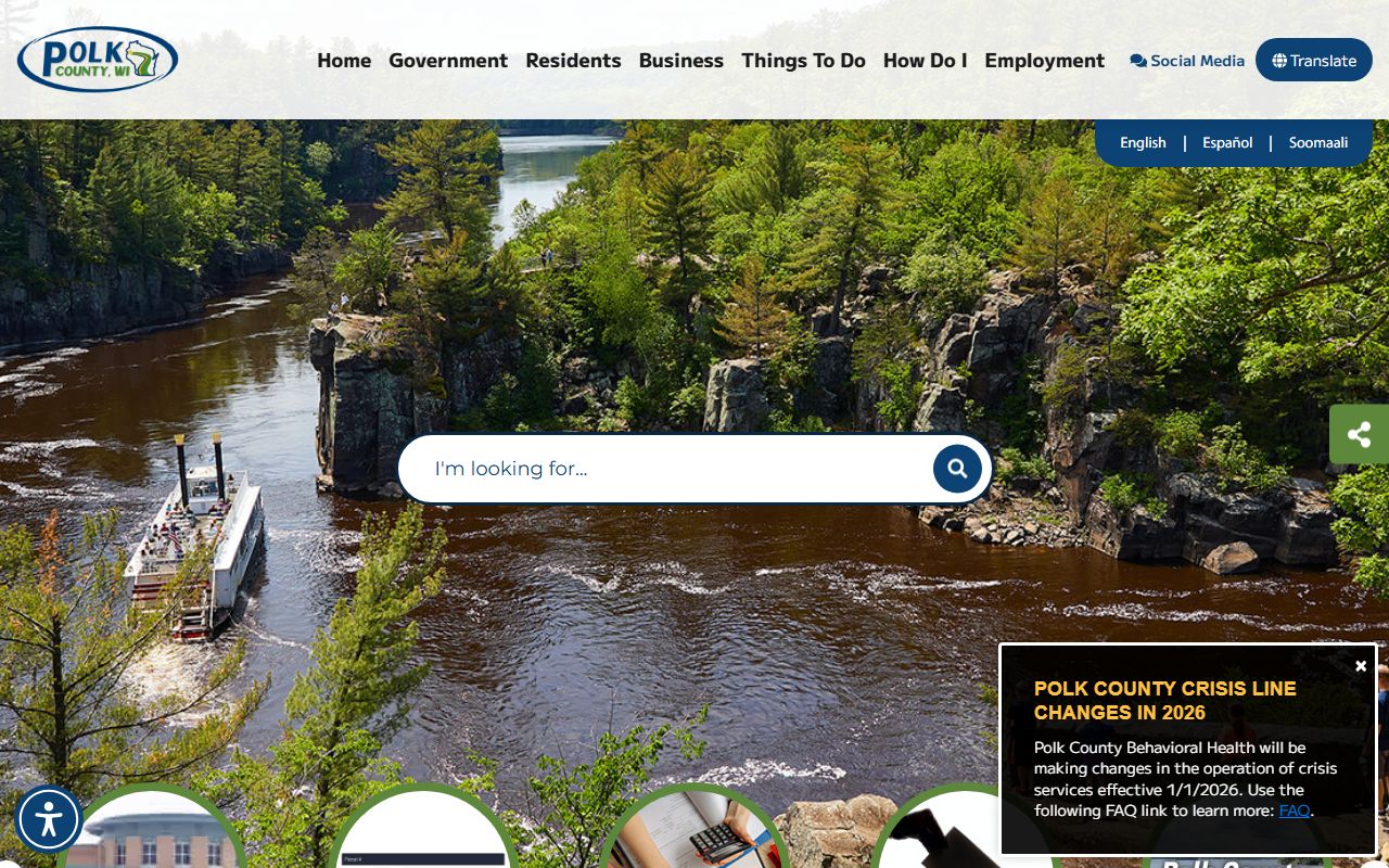 Polk County death records county government website