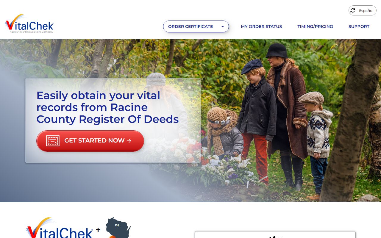 Racine County death records register of deeds