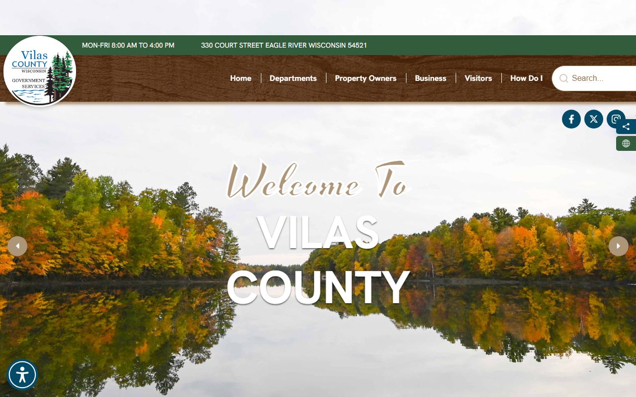 Vilas County death records county government website