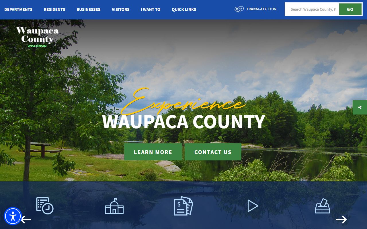 Waupaca County death records county government website